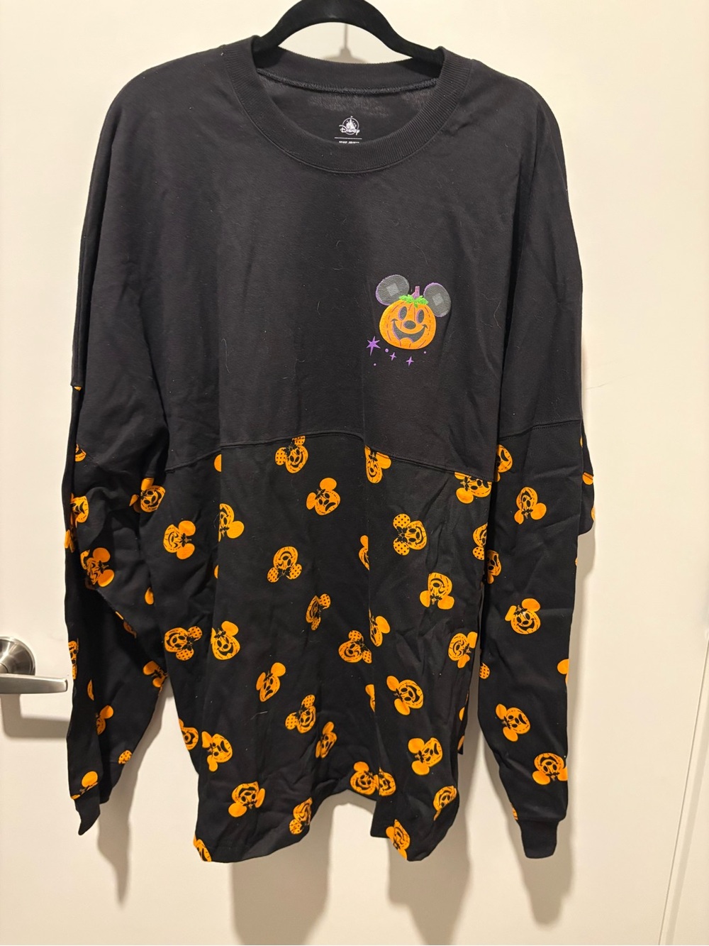 Disney Happy Halloween Spirit Jersey XXL Black Orange